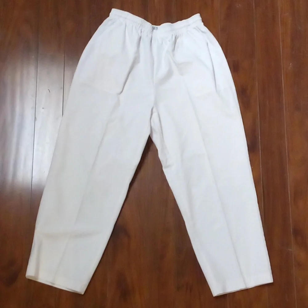 Koret Petites White Pants - 28" Elasticized Waist - Picture 4 of 7